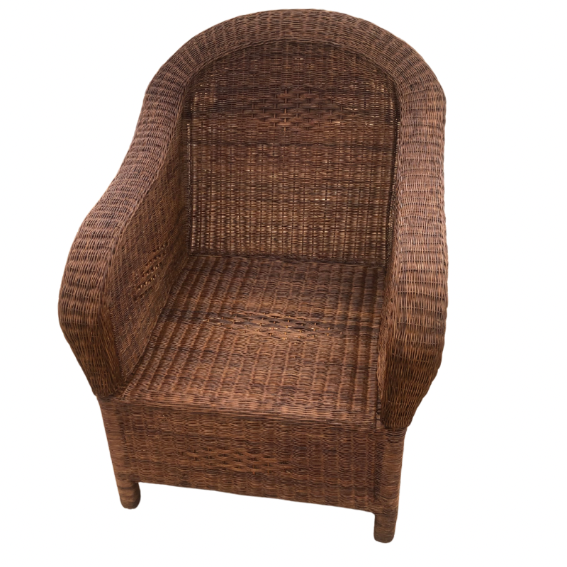 Hand Woven Rattan Arm Chair